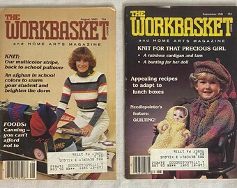 Workbasket and Home Arts Magazine - August 1981 - September 1981 - Crochet Knit Yarn Needlepoint