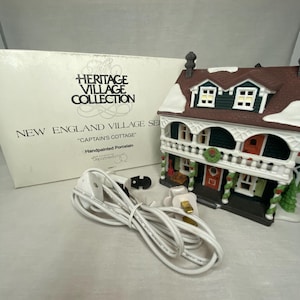 Department 56 - Captain’s Cottage - New England Village Collection - Christmas Village Building - #5947-1