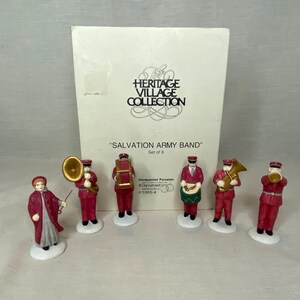 Department 56 - Salvation Army Band - Set of 6 - Department 56 Accessory - #5985-4
