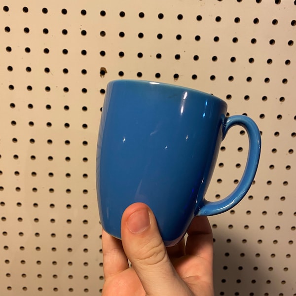 Medium Blue Corelle Stoneware Coffee Tea Mug - Medium Blue Coffee Mug - Corelle Replacement