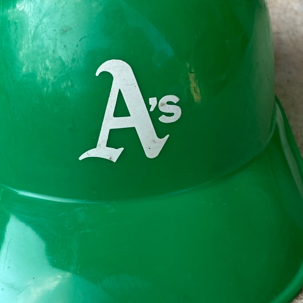 Vintage Oakland Athletics Mini Helmet - Baseball - Dairy Queen - Laich - Made in USA