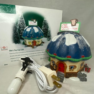 Department 56 - Tillie&#39;s Tiny Cup Cafe - North Pole Village Collection - Christmas Village Building - #56401