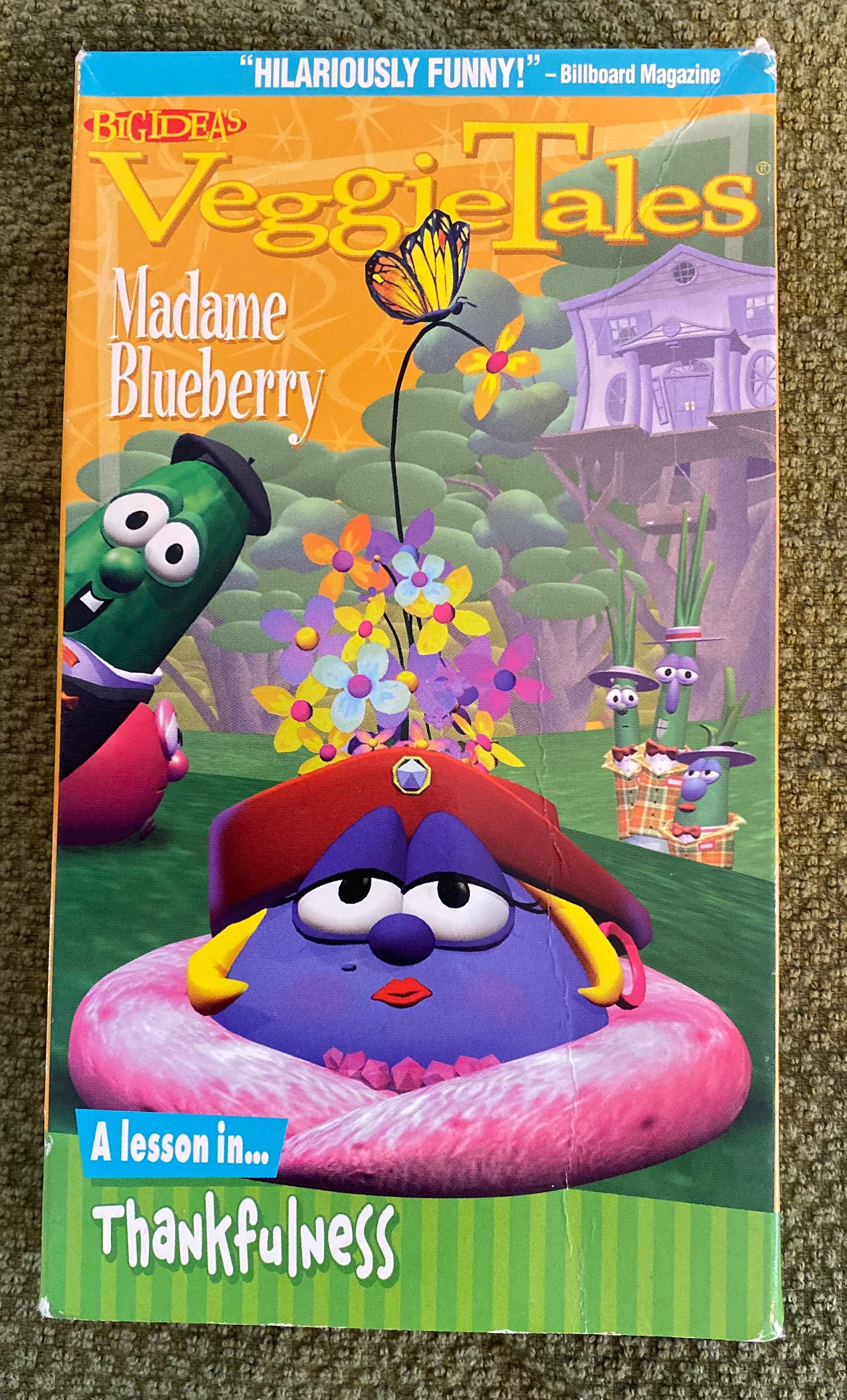 veggietales madame blueberry dvd