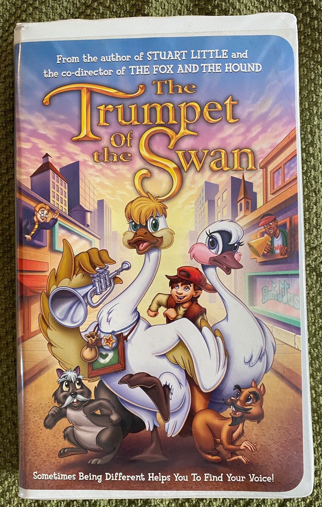 The Trumpet of the Swan Vintage VHS 2001 Jason Etsy