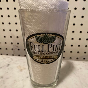 Full Pint Brewing Company - Beer Glass Collectible - Pittsburgh PA