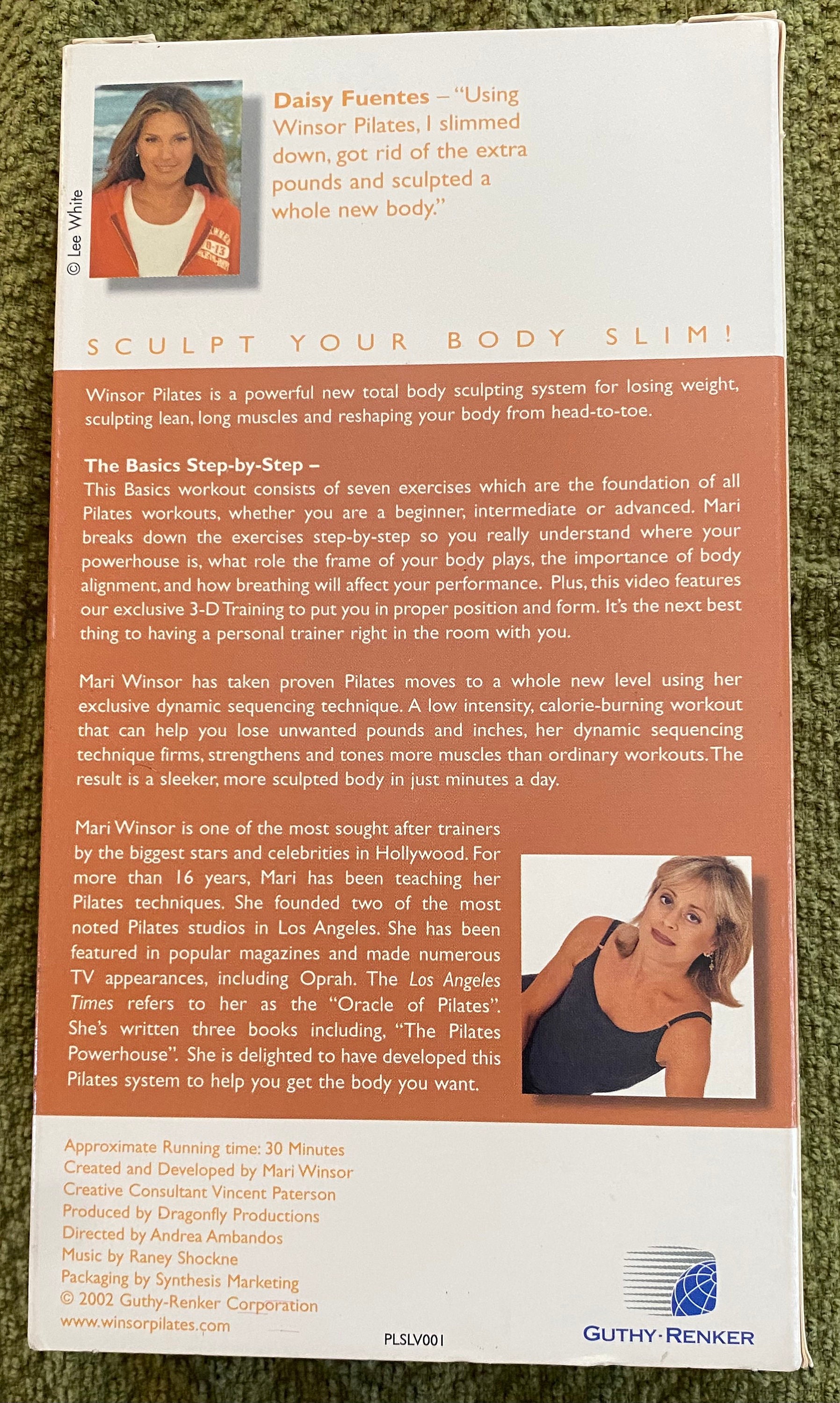Winsor Pilates Basics Step by step Total Body Sculpting 2002 Mari