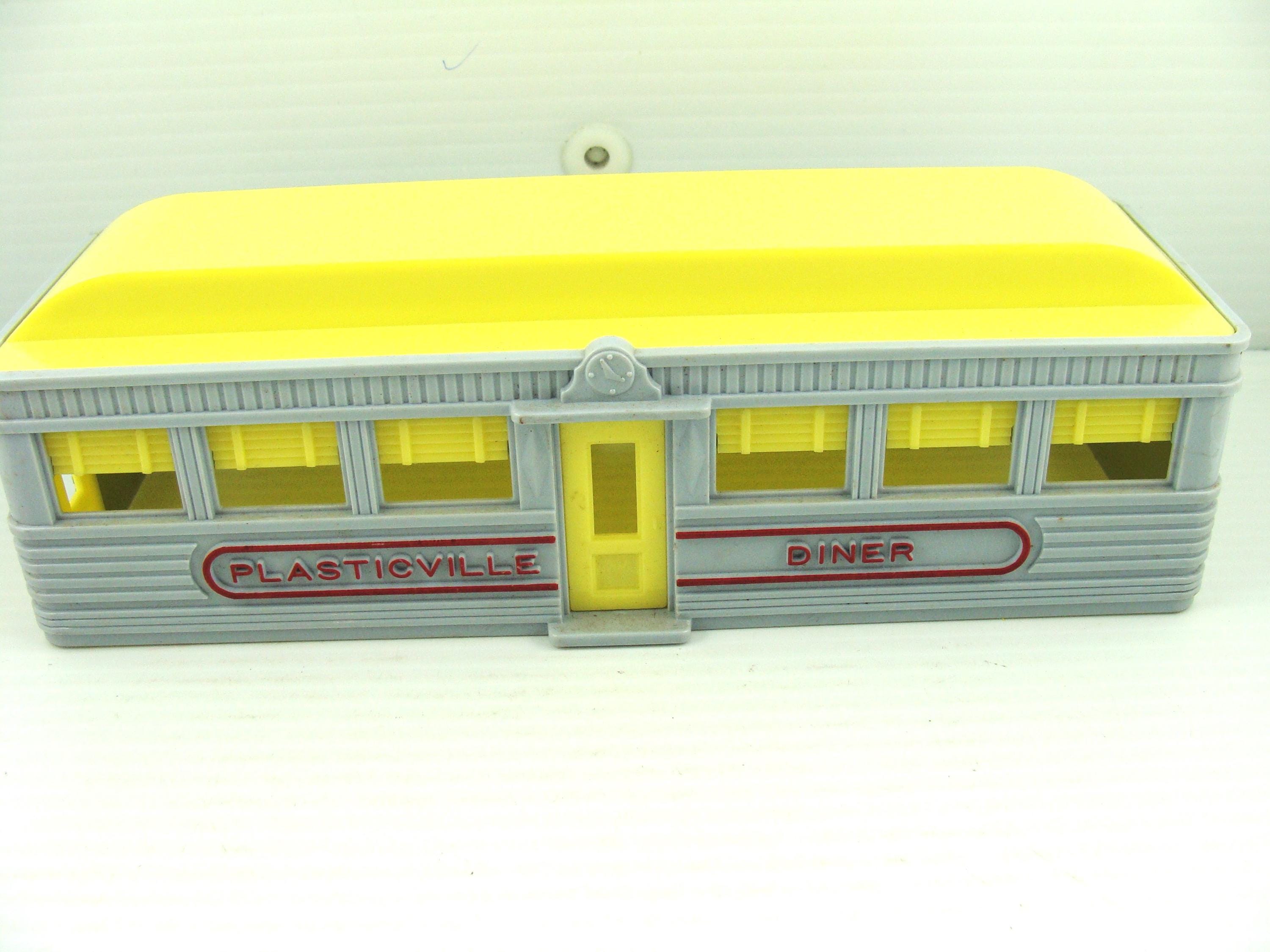 Vintage Plasticville USA O Scale Yellow Trim Diner
