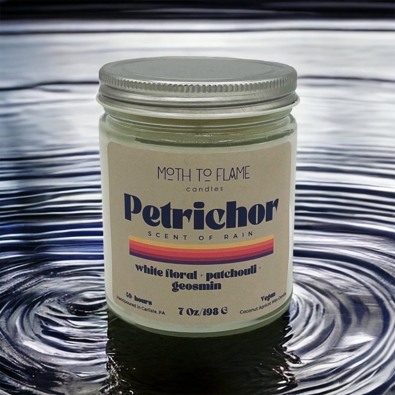 Petrichor Rain Smelling Candle Novelty Gift Candle Gothic Home Decor