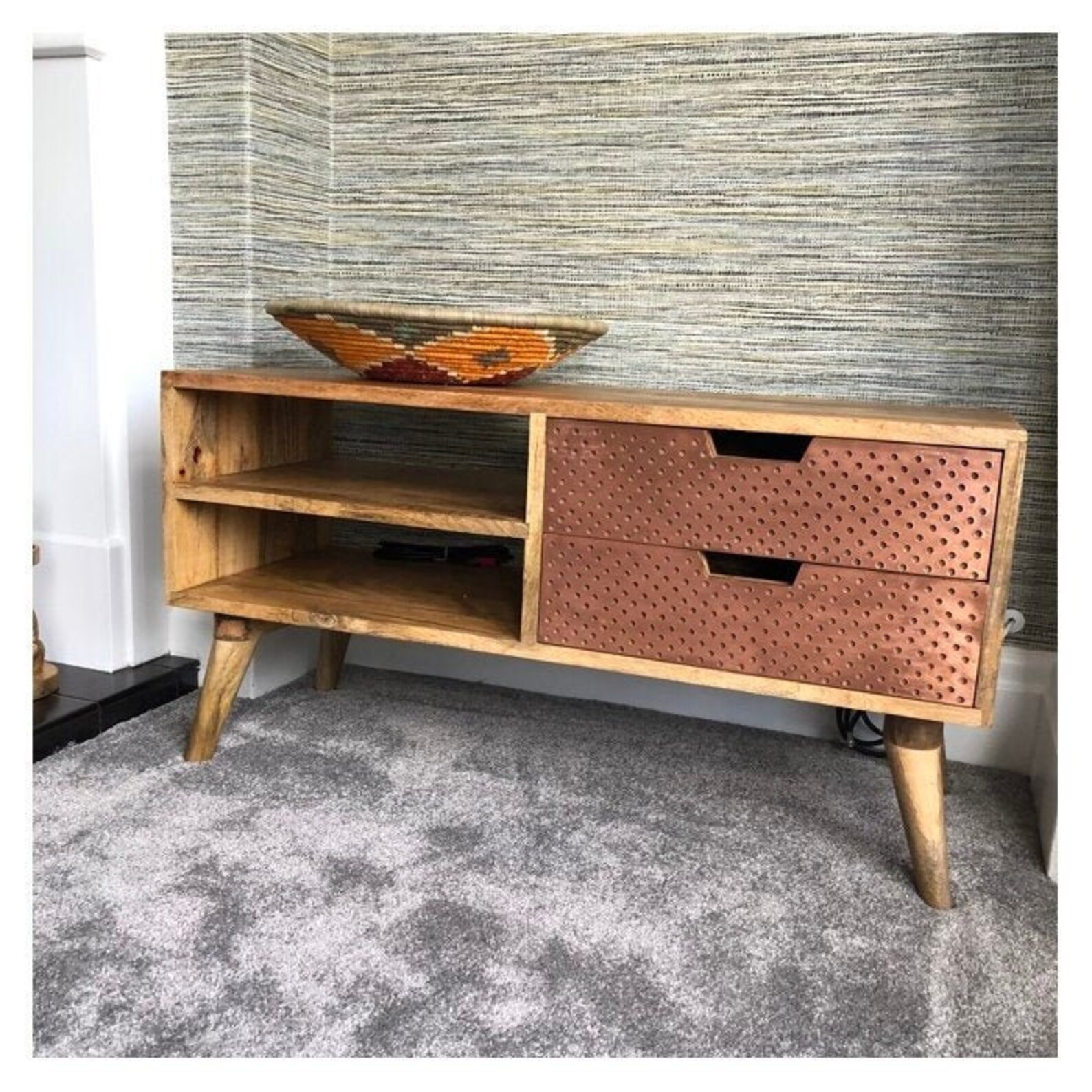 TV Stand Mid Century Vintage Retro Furniture Large Modern Etsy