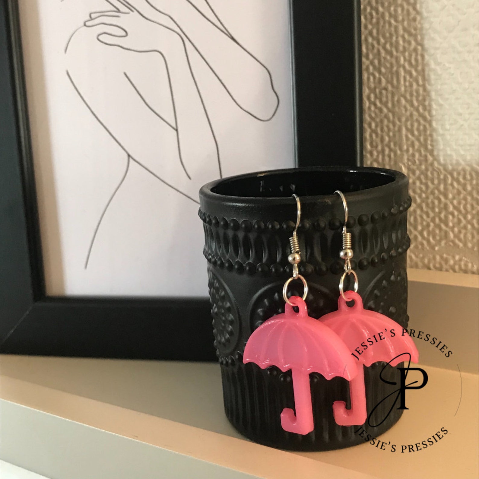 Umbrella Earrings Handmade Jewellery Etsy