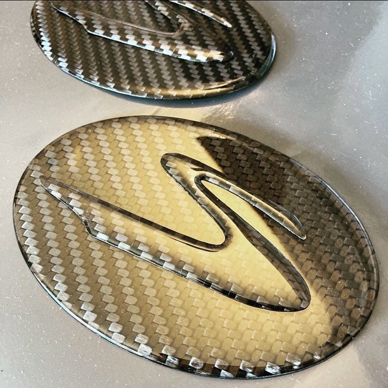 100% Real Carbon Fiber newest Supra Emblem Set (Front/Rear)