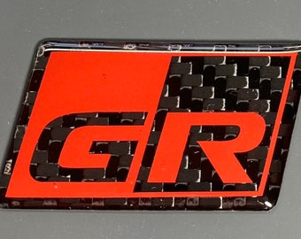 100% Real Carbon Fiber Supra GR Emblem