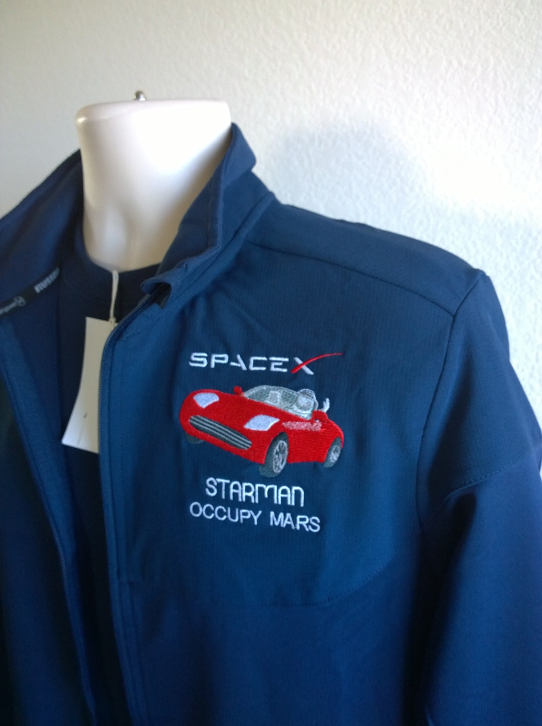 LARGE SPACEX NASA Jacket Starman Occupy Mars - Etsy Österreich