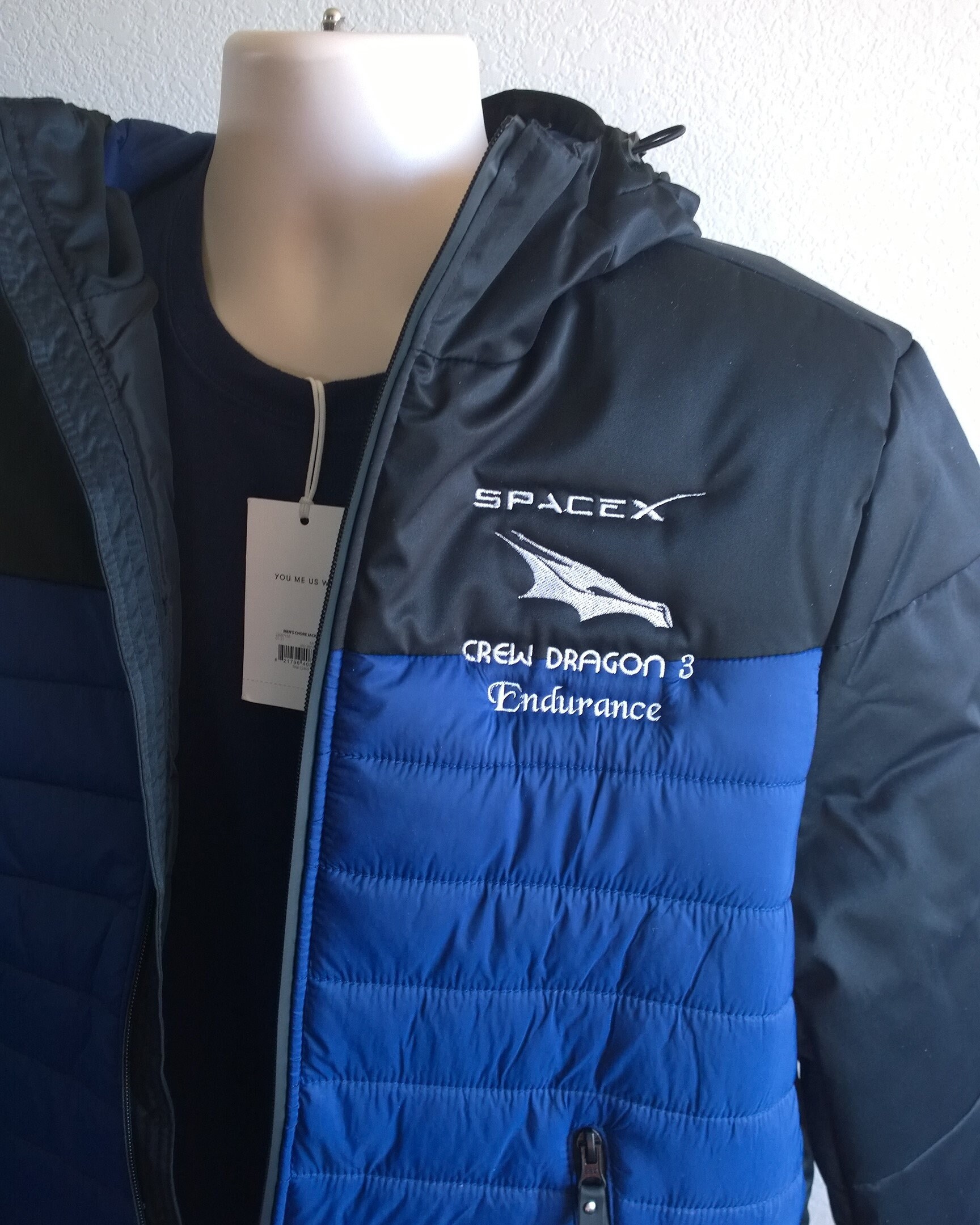 LARGE SPACEX JACKET Crew Dragon Etsy