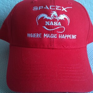 Spacex NASA Crew Dragon Cap Hat | Etsy