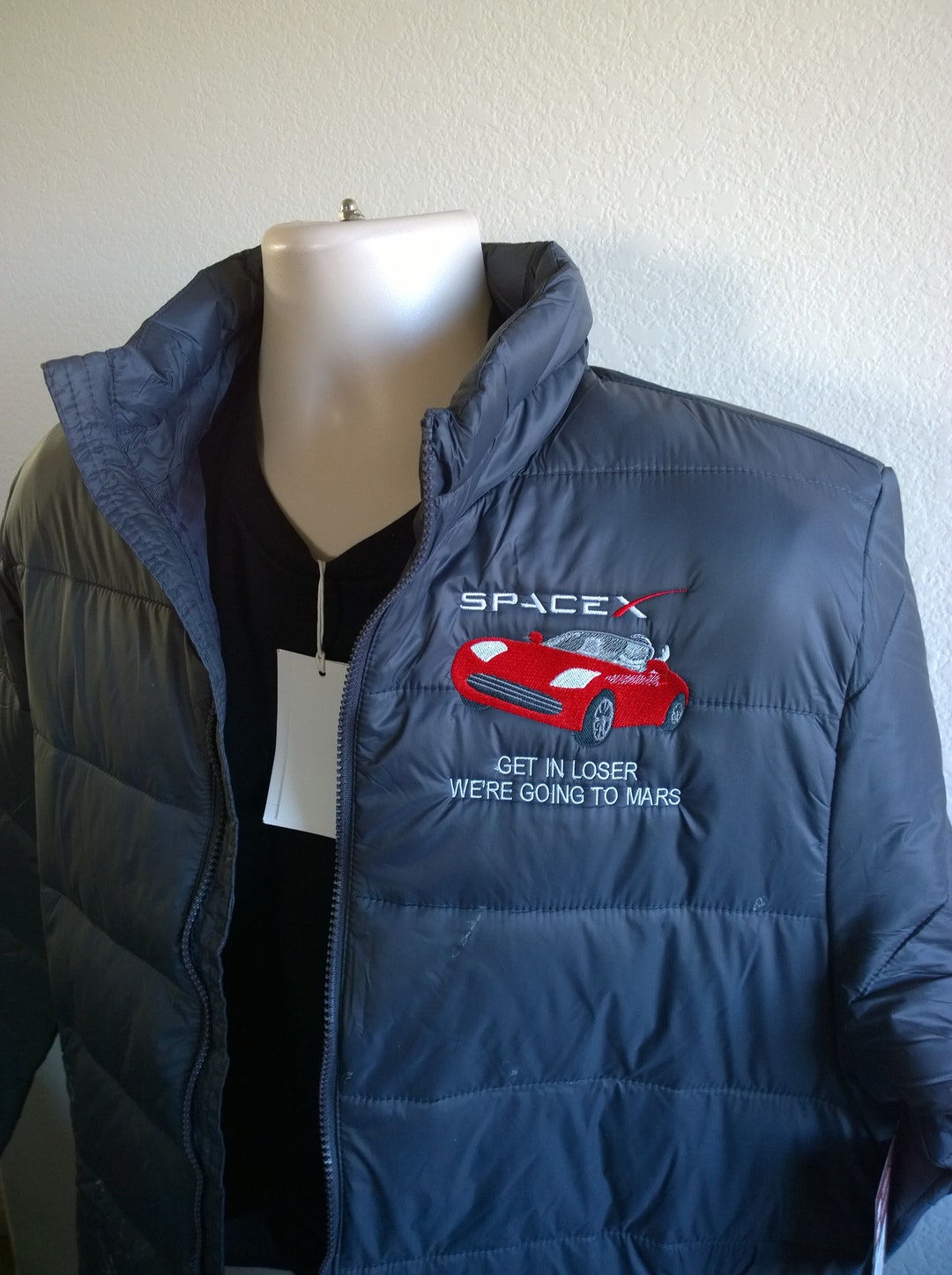 MEDIUM SPACEX NASA Jacket Crew Dragon Starman Get in Loser - Etsy ...