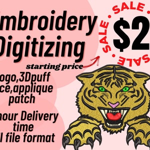 Custom Embroidery Digitizing