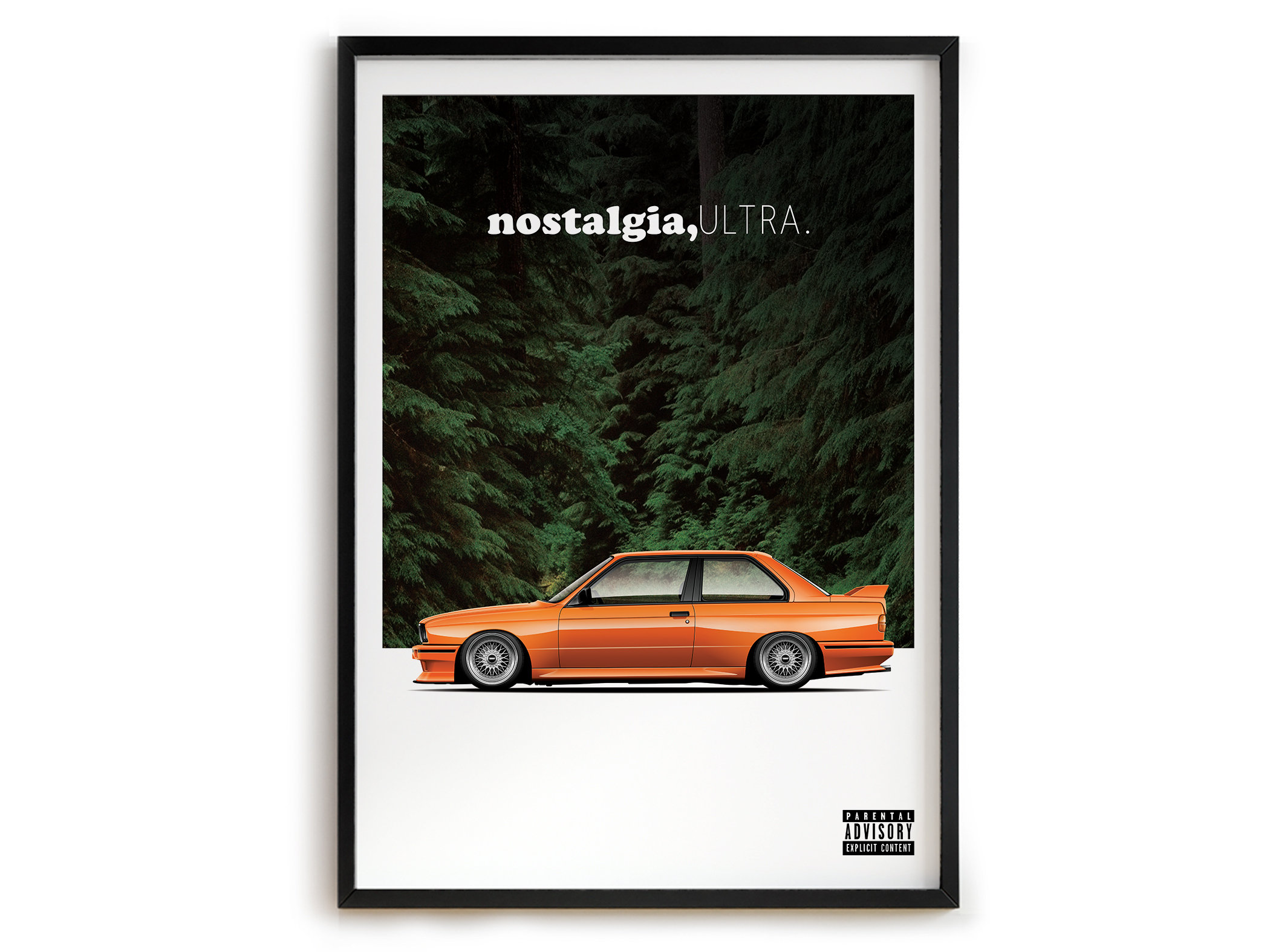 Frank Ocean Nostalgia Ultra BMW E30 M3 Poster - Etsy Denmark