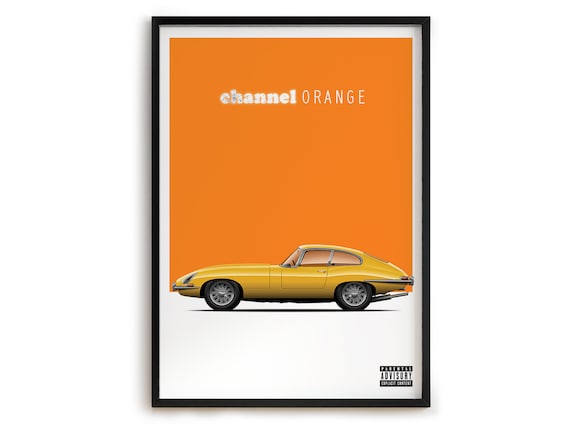 Buy Frank Ocean Channel Orange Jaguar E-type Poster Online in India 