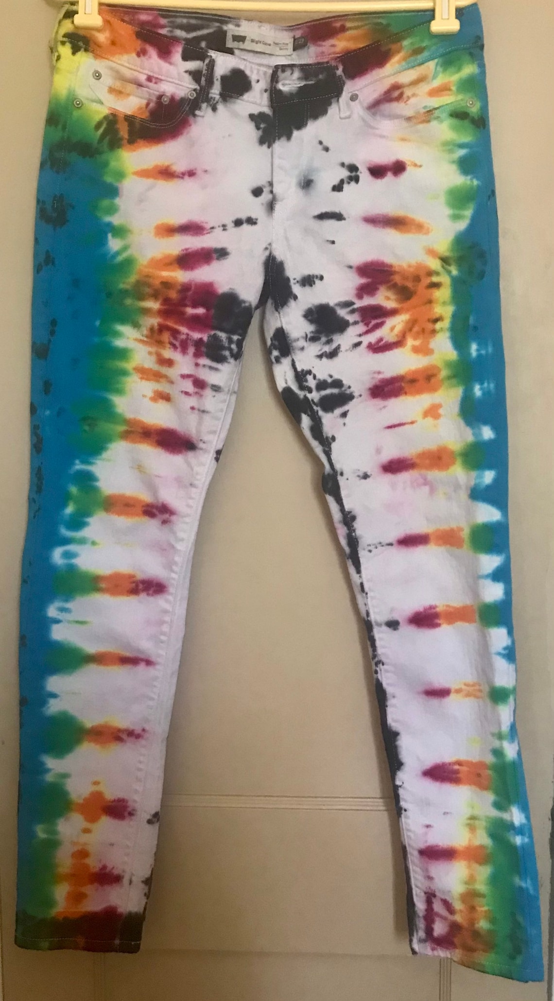 Mens Tie Dye Blue Jeans at Jennifer Abdo blog