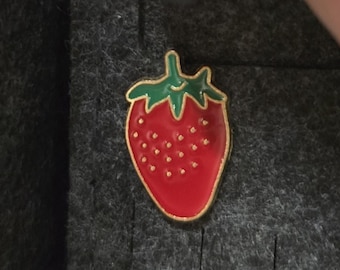 Juicy Strawberry Enamel Pin