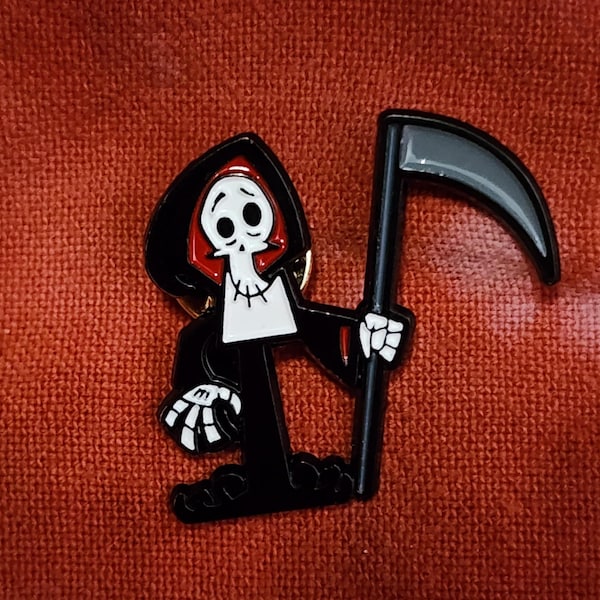 Grim, from the The Grim Adventures Of Billy And Mandy (2003) Enamel Pin