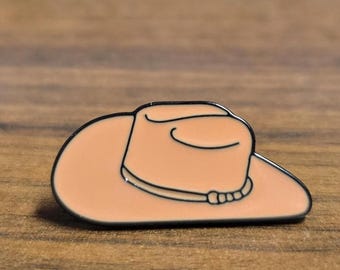 Cowboyhatt Western Emaljnål