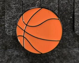 Basketball Enamel Pin