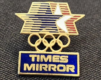 1984 Olympics Times Mirror Vintage Pin