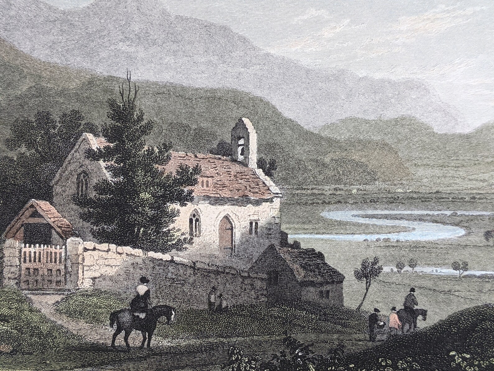 Print Llanelltyd Church Etsy UK