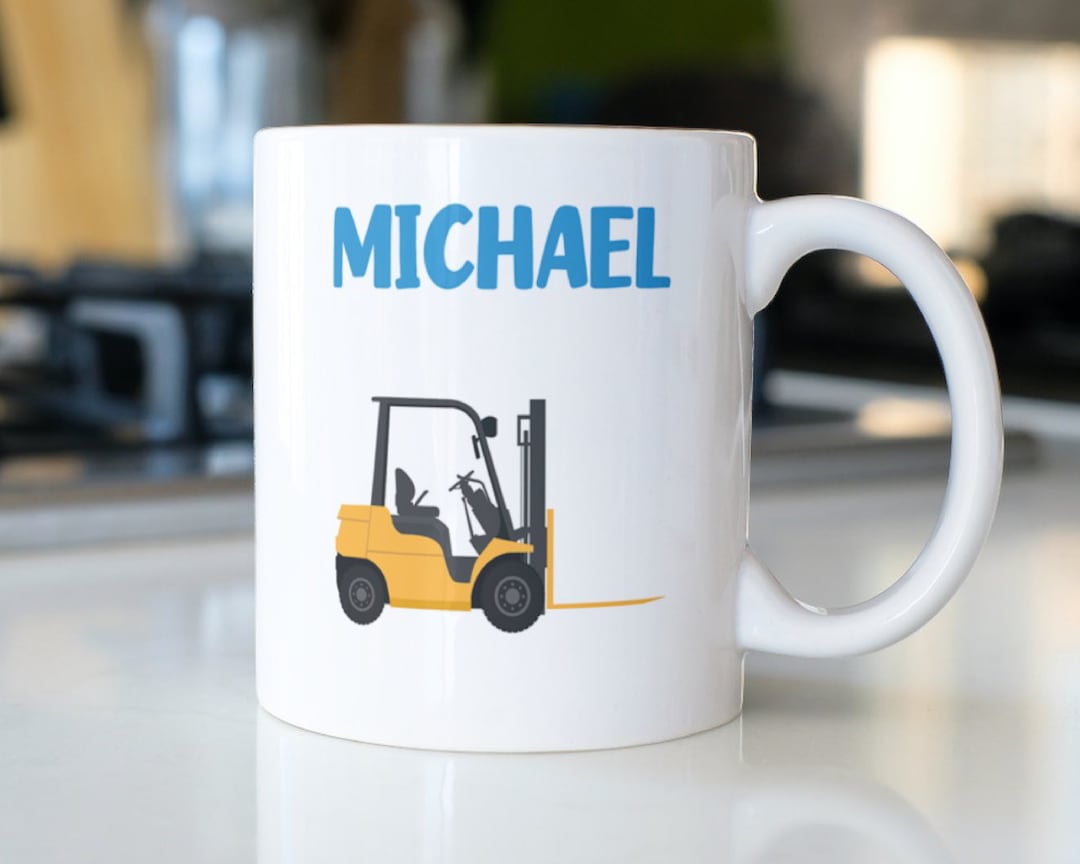 Personalised Forklift Mug Forklift Gift for Him Forklift Gift Etsy UK