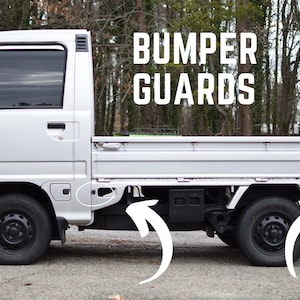 Subaru Sambar Bumper Guards Extended for Wide Tires!