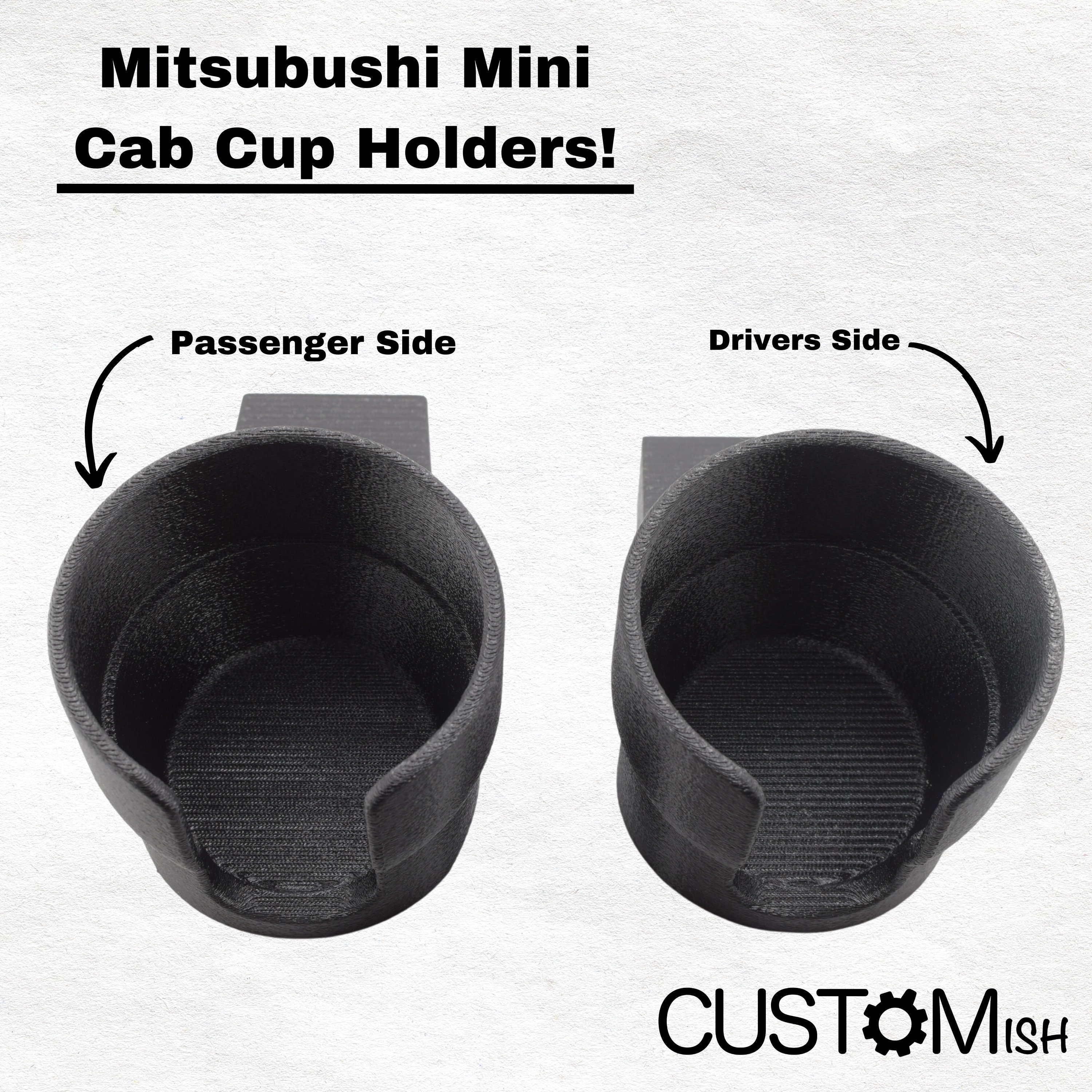 Custom Cup Holder For Suzuki Carry Mini Truck (1990-1997) - 3D Printed Dash Mount