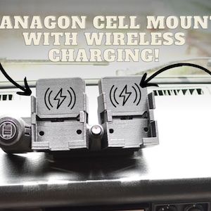 VW Vanagon Cell Phone Mount (Powered, Not Powered)