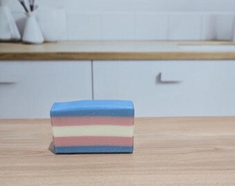 Trans Flag in Candy Cane