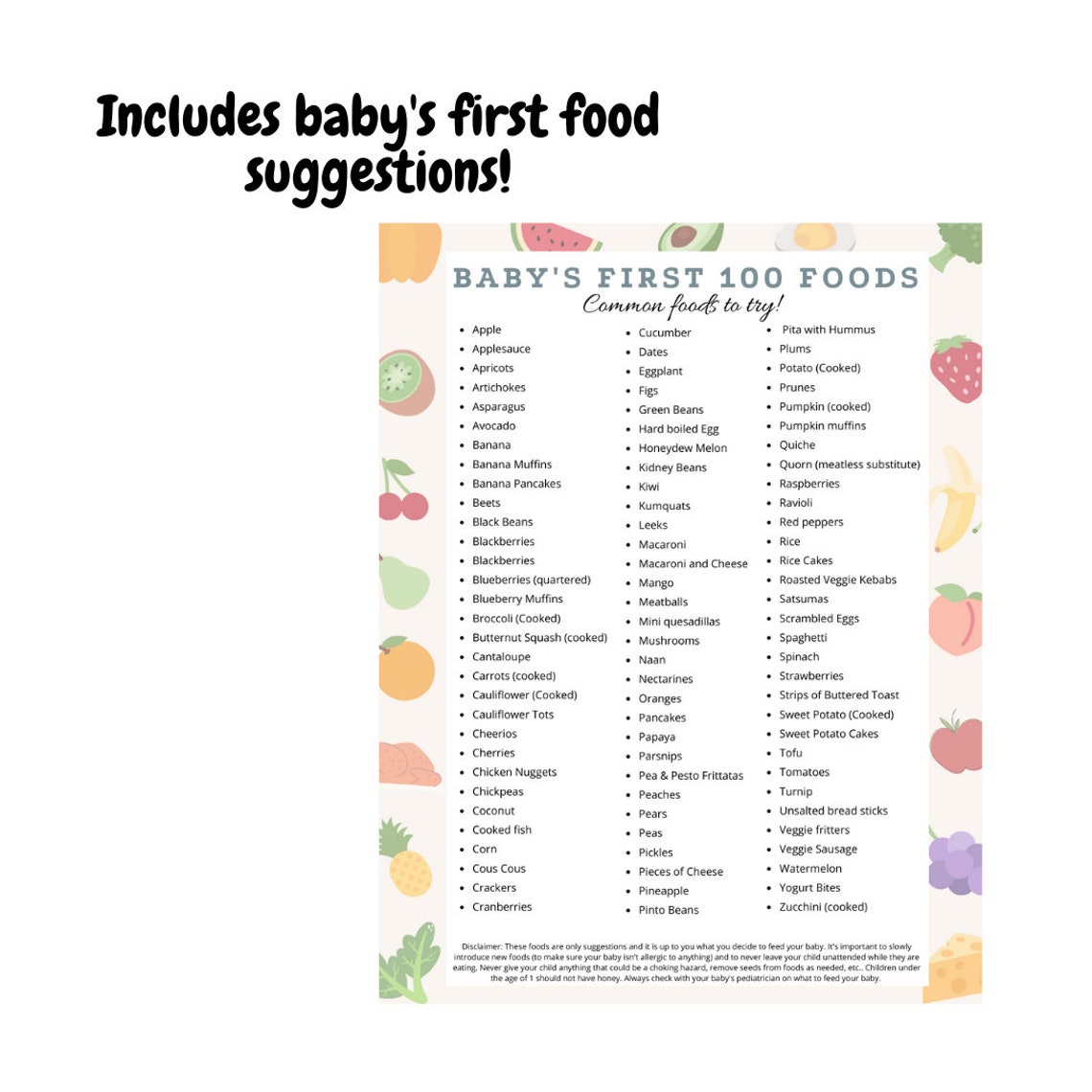 baby-led-weaning-blw-first-100-foods-etsy