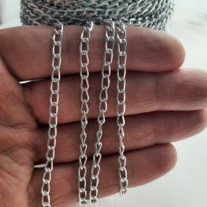 5 yards/Roll 9x6mm Gold Color Aluminum Chains Twisted Curb Chains for  Necklaces Bracelets Jewelry Making