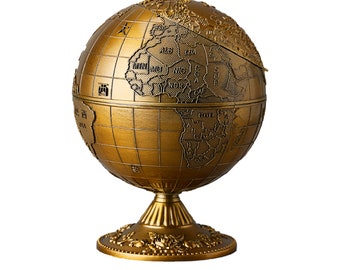 World Map Globe Ashtray