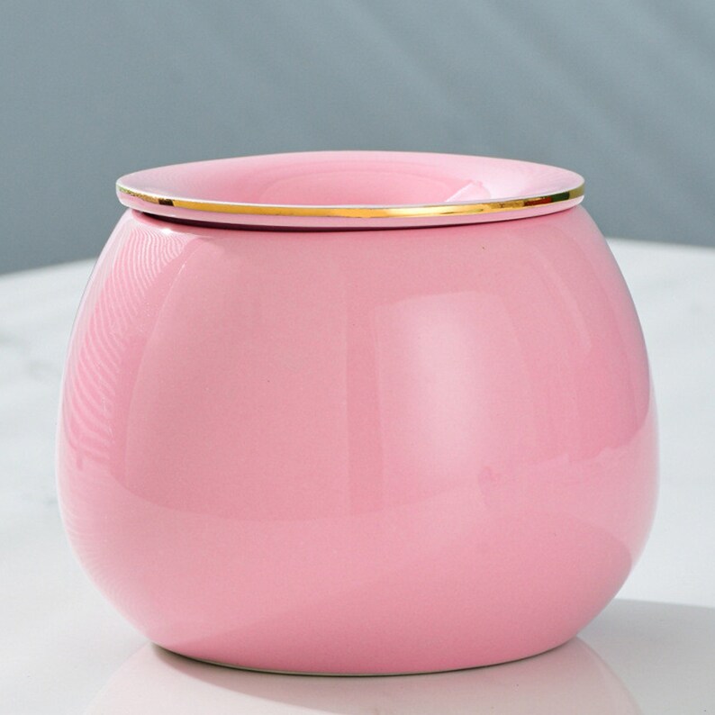Cute Ashtray With Lid 4.25inch Etsy