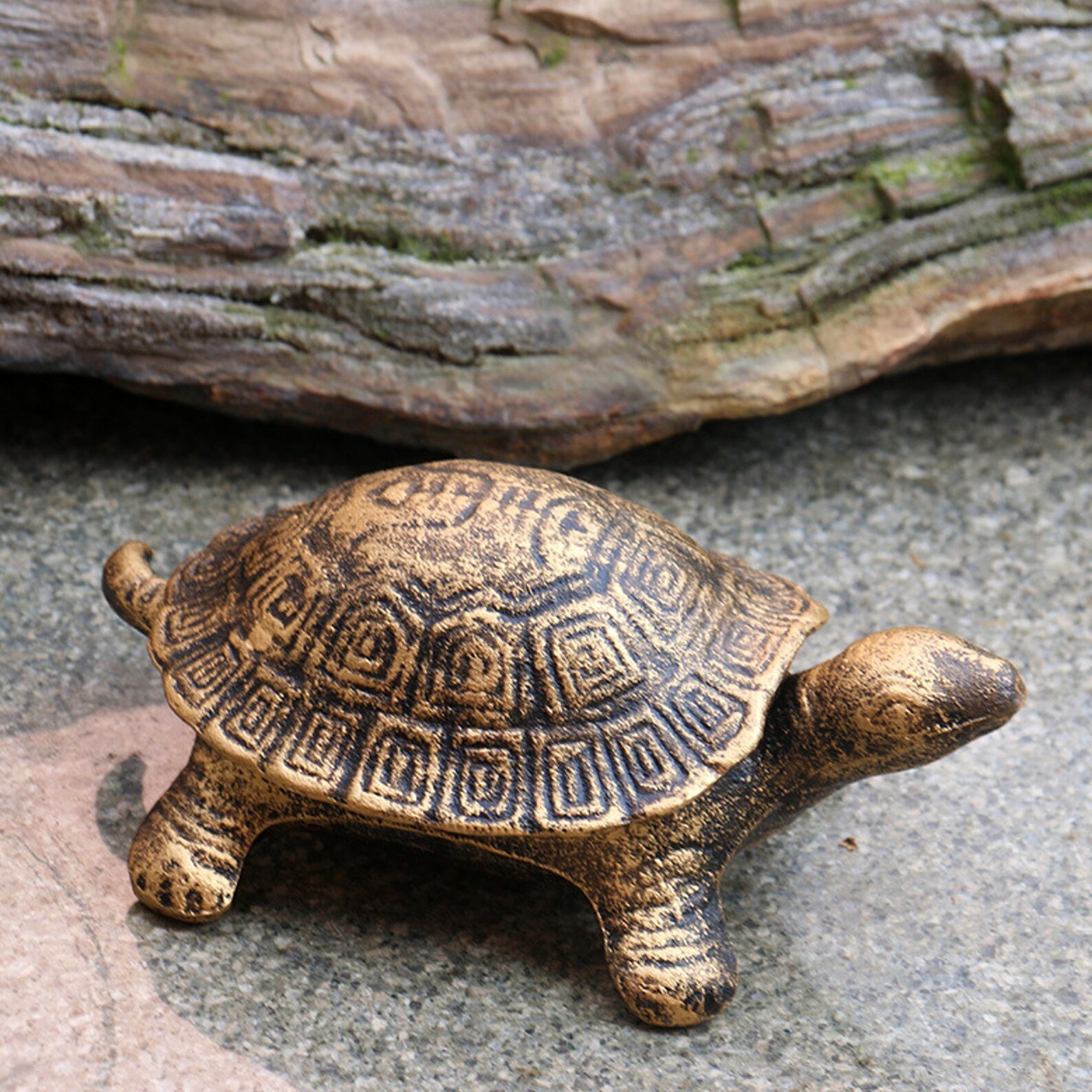 Retro Tortoise Ashtray With Lid Etsy