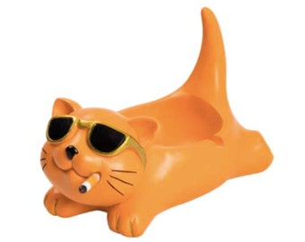 Cool Cat Ashtray 7-inch