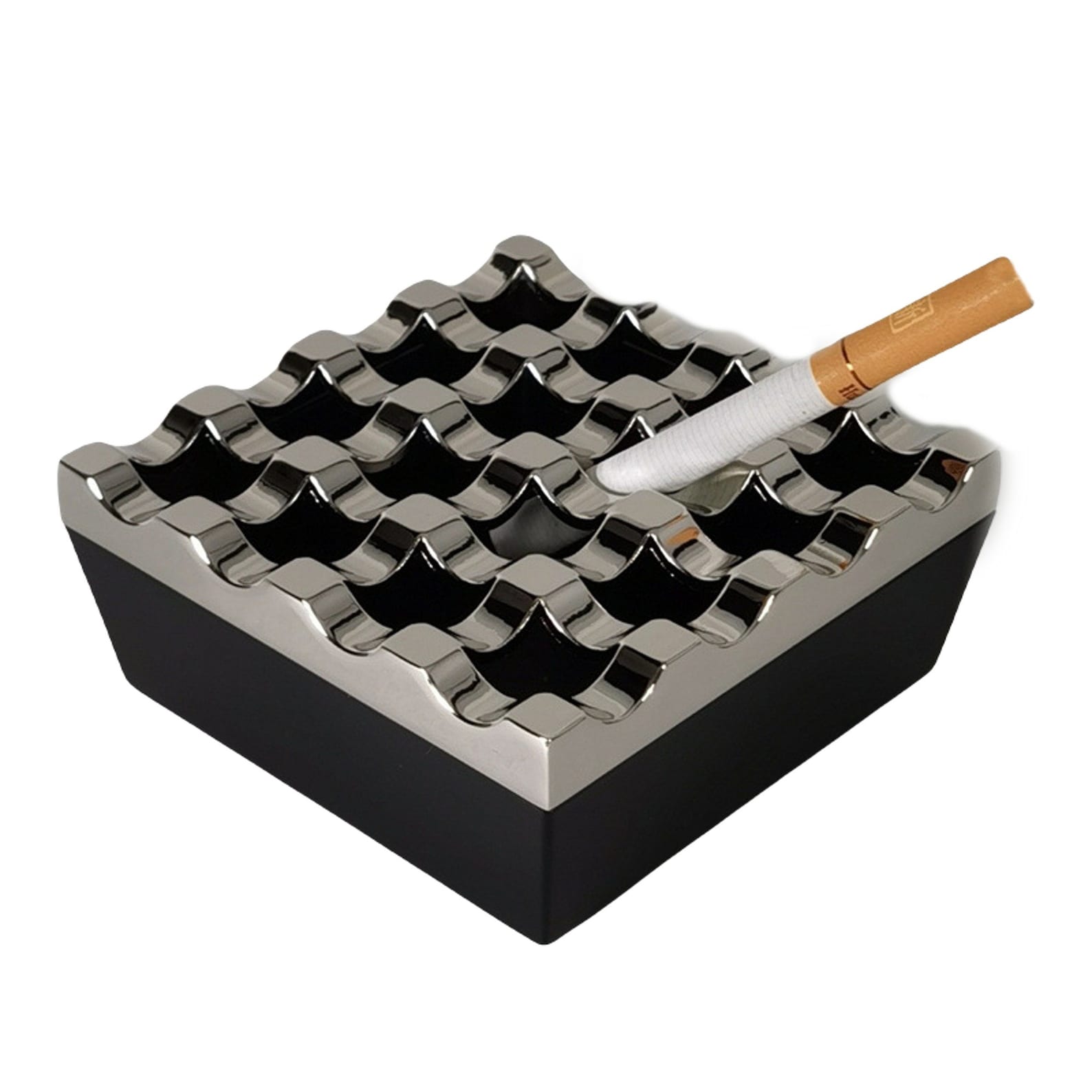 Outdoor Ashtray With Lid 16 Holes Alloy Etsy
