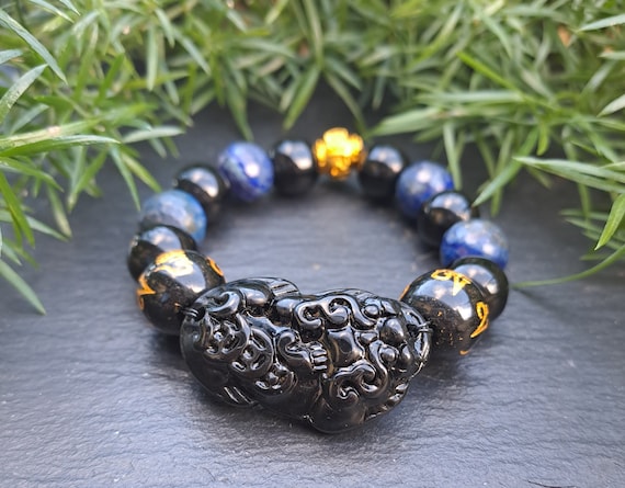 S Sanskrit Charm Male Bracelets Beads Feng Shui Pixiu Good Luck Charm For  Men And Women Chinese Dragon Piyao Attracts Wealth And Lucky Jewelry From  Igoreming, $7.86 | DHgate.Com