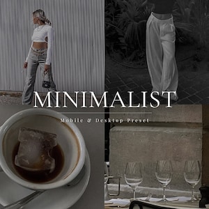 5 DARK MOODY Lightroom Mobile & Desktop Presets | Influencer Presets | Blogger Presets | Instagram Aesthetic | Minimal Dark Presets