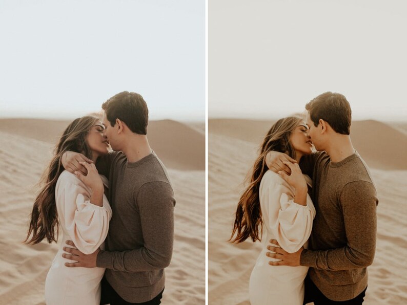 10 ENGAGEMENT Lightroom Mobile & Desktop Presets Boho Wedding Presets