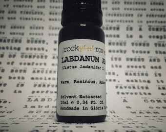 LABDANUM ABSOLUTO / Extracto Puro de Planta / Para perfumes, inciensos y cosmética