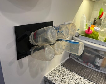 Wall-Mounted Baby Bottle Rack