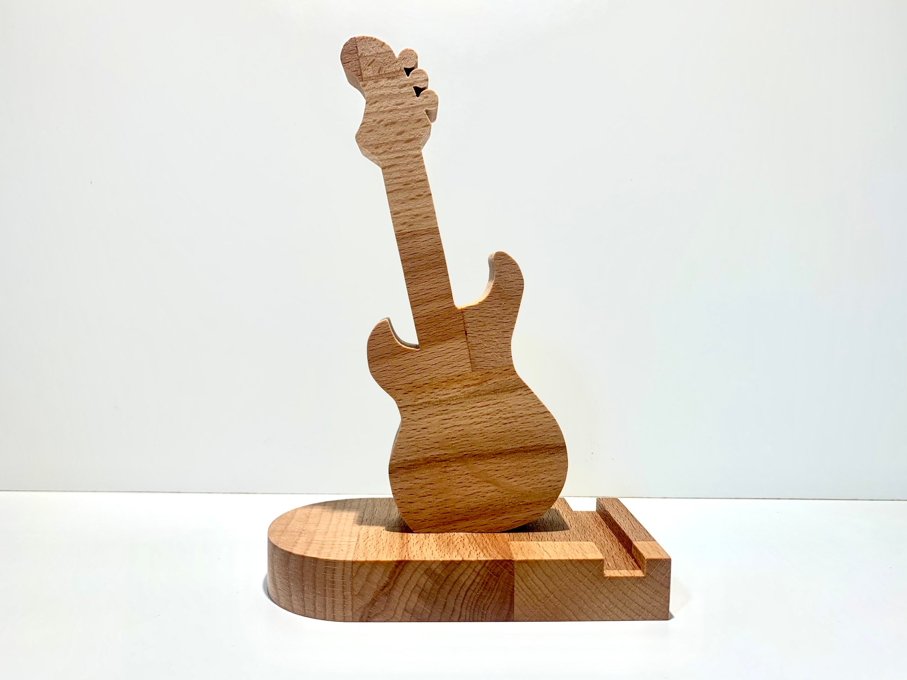 Sans Marque Support SmartPhone en Bois - Decoratif - guitare à prix pas  cher