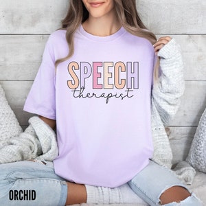 Speech Therapy Shirt, Comfort Colors SLP Shirt Git for Speech Pathologist, Future Speech Pathology Team TShirt, SLPA Tee, Speech Therapist