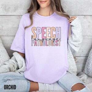 Speech Language Pathologist Shirt, Comfort Colors SLP Shirt Gift for Speech Therapist, Future Speech Pathology Team TShirt, SLPA Shirt Gift